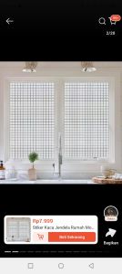 stiker kaca jendela motif stiker sanblast