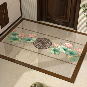 Transparent Thick Soft New Chinese Style Door Mat