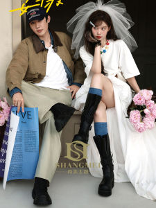 Romantic Movie Feel Photography Clothing Couple Theme Street Style Korean Documentary Life Force Beautiful Match Aesthetic Studio New Arrival