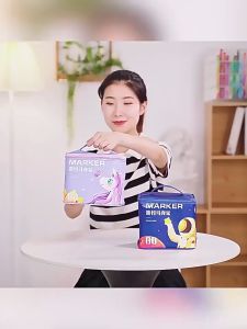 Đồ Chơi Trẻ Em Bộ Bút Dạ 2 Đầu 48 Cây Marker Bút Lông 48 Màu Cao CấpTúi Da Bền Đẹp Tặng Kèm 2 Bút Hightlight-Tiệm Nhà Sóc 2023