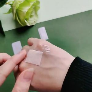 25/50/100 Pcs Waterproof Square Band Aid Transparent Breathable PU Wound Fixation Tape Hypoallergenic