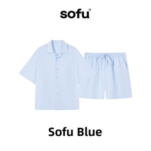 Cotton Couples Sleepwear Summer Short Sleeve Short Pants 100 Cotton