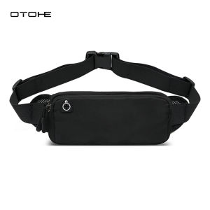 OTOHE เอวแฟชั่นกระเป๋ากีฬากลางแจ้งเอวแพ็คกระเป๋าคาดเอวเอวรัดกระเป๋าคาดเอววิ่งถุงกระเป๋ากันน้ำข้ามร่างกายกระเป๋าเงินเอวคาดเอวแฟนนี่แพ็ควิ่งเหยาะ ๆ เข็มขัดแฟนนี่