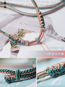 สายสร้อยคอทองคําบริสุทธิ์แฮนด์เมดระดับไฮเอนด์พร้อมจี้หยกมรกต สายคล้องคอผู้หญิงมีสไตล์สําหรับเครื่องประดับแฟชั่น