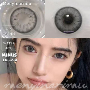 Softlens MINUS -1.00~-6.00 BLACKSPOT Warna Brown softlens minus Gray softlens mata contact lens