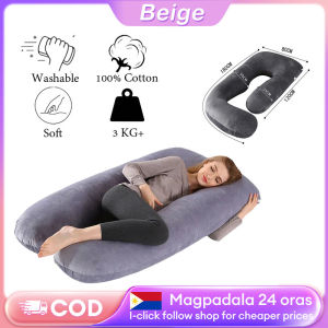 Maternity Pillow U-shaped Full Body Support Pillow with Removable Cover for Pregnant and Breastfeeding Women
