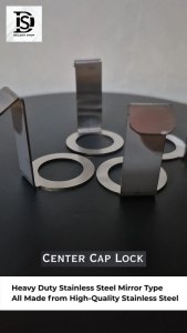 Toyota FJ Cruiser Mags Center Cap Lock Heavy Duty Stainless Steel Mirror Type