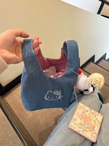 Túi Xách Hellokitty Nhẹ Cho Đi Làm Túi Xách Du Lịch Cho Nữ Túi Xách Nhỏ Đựng Đồ Dùng Cá Nhân Túi Xách Bằng Da PU Mềm