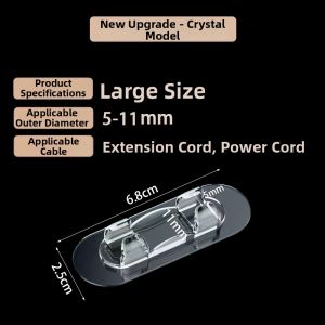 No-Drilling Self-Adhesive High-Adhesion Cable Clip