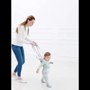 HamshMoc Baby Walking Harness Cotton Breathable Detachable Crotch Support Dual Use Toddler Anti-fall Learning Walking Belt
