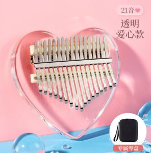 Kalimba 21 Key Piano Jari Alat Musik Thumb Piano Kayu & Akrilik