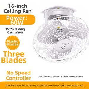 ZUANSHIPAI | Ceiling Fan Oscillating Remote Control Household Engineering Use