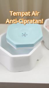 Hobilic Mangkuk Minum Kucing Anjing Otomatis Tempat Minum Hewan Interaktif Pet Bowl Pet Feeder