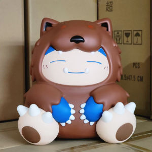 Pokemon God of Wealth Snorlax 1 to 1 Large Amass Fortunes Living Room Decoration Statue Opening Gifts Tide Play Hand Office