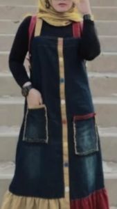 SENNA STORE Rainbow Overall Bahan Jeans All Size Fit To XL Dress Wanita Terbaru 2023 Modis Elegan Pusat Grosir Pakaian