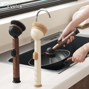 Non-stick Oil Dishwashing Brush Long Handle