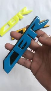 EMBLEM MOTOR CBR EKSTERIOR VARIASI HURUF TIMBUL 3D BAHAN RESIN