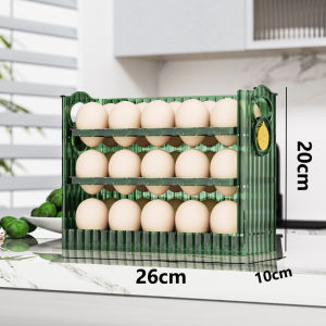 Rotatable Transparent Freshness-Preserving Storage Box Three Layers
