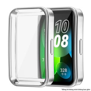 Vỏ Bảo Vệ TPU Mềm Bảo Vệ Toàn Diện Miếng Dán Bảo Vệ Màn Hình Cho Huawei Band 8 9 10 - Phụ Kiện Dây Đeo Thông Minh Bằng Cao Su