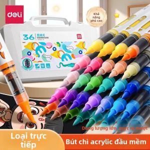 deli | Bút vẽ nghệ thuật không lem có thể chồng lớp