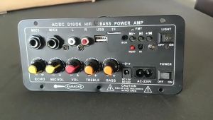 Papan Amplifier Karaoke 10 Inci: USB & TF Player, Subwoofer 30-120W