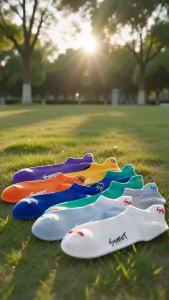 5 Pairs Bright Color Ankle No Show Socks Men Breathable Street Fashion Sport Deodorant Invisible Travel Running Socks