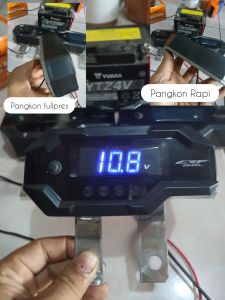 Speedometer CRF Ala Digital Isian Voltmeter Aki Spedo Spido PNP Honda CB GL Tiger Megapro
