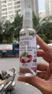 [Chai Xịt] Dầu Dừa Ép Lạnh  Nguyên Chất - Thơm nhẹ nhàng : 100ml