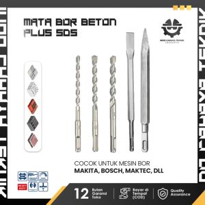 DISKON TERMURAH!!! Mata Bor Beton SDS PLUS-1 Hammer Drill Bit SDS PLUS