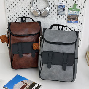Trendy Casual Commuter Large Capacity Computer Backpack Fashionable Travel Bag for Students And Women Double Shoulder Bag