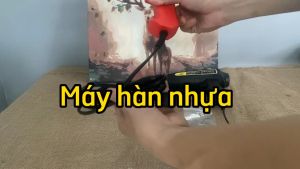 Máy Hàn Nhựa 50W 70W Plastic Welding Gun sử dụng điện áp 220V hàn các chi tiết nhựa trên ô tô nhà cửa Tặng 400 ghim hàn 4 loại