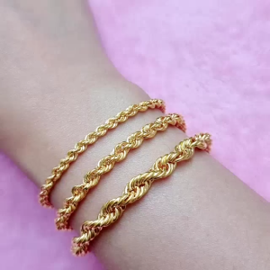 JIN JING RANTAI TANGAN PINTAL EMAS 916 TULEN (HOLLOW) 2-10g UP