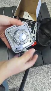 Portable Burner Camping Foldable Windproof Outdoor Gas Tank Stove for Backpacking Camping Hiking Picnic Camping Burner