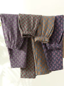 New Color Woven Double Layer Pure Cotton Flannel Sleep Pants Womens Spring Autumn Full Cotton Long Pants Summer Thin Home Wear