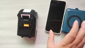 For Makita 18V Li-ion Battery Wireless Phone Charger with USB Type-C Ports Adapter For Makita BL1815 BL1830 BL1840 BL1845 BL1850