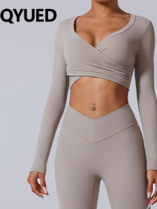 QYUED | Elastic Tight Quick-Dry Yoga Top
