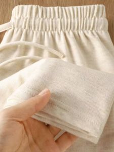 Fashionable Slim Wide Leg Pants Sporty Artistic Chic Casual High Waist Straight Cut Trousers for Women Spring Summer New Arrival