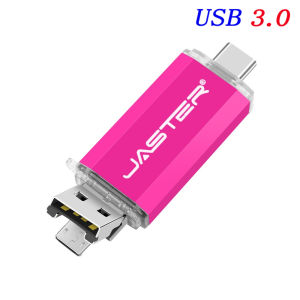 Jaster | USB3.0 TYPE-C USB 3.0 Flash Drive 128GB OTG USB-C Memory Stick High Speed Pendrive 64GB Creative Business Gift Pen Drive 32G 16G