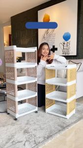 RAK KOTAK SERBAGUNA + RODA - Rak Multifungsi / Rak Portable Kokoh
