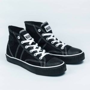 Sepatu WARRIOR CLASSIC High Cut Sneakers Sekolah Kanvas Kasual Pria - Reiko Store