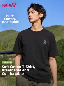 BALENO | Black Cotton Casual T-Shirt