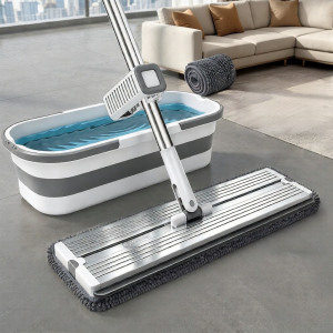 Joybos | Chổi Lau Nhà Sợi Chenille Tự Làm Sạch Dùng Ướt và Khô