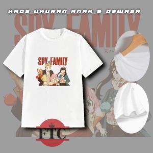 Kaos anak perempuan/kaos anak Spy x family/baju anak anime anya forger/kaos Spy x family anak/kaos anak anya murah