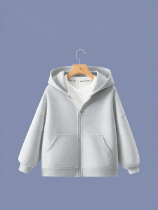 JS | Kids Hooded Open Cardigan Sweatshirt