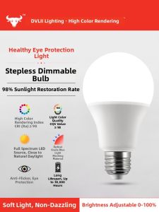 ZHENNIU | Eye Protection Smart Dimming LED Bulb e27 Screw Base