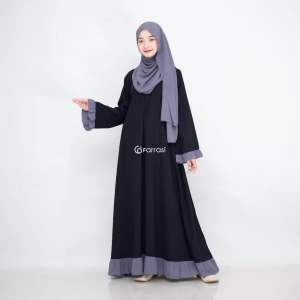 Terbaru Liyana Syari Dress Anak Perempuan Plus Phasmina Tanggung Bahan Ceruty Babydoll Full Furing Usia 9-18 Tahun Gamis Syari Anak Perempuan Tanggung Terbaru 2025
