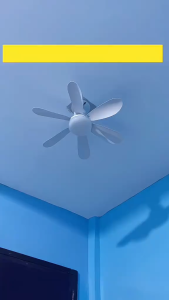 E27 LED Ceiling Fan Light 6‑Blades Quiet Energy‑Saving Fan Lamp Dimmable 30W/40W With Free Remote Control For Bedroom Living Room | PH Ready Stock COD