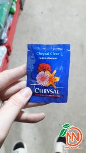 Chất Giữ Hoa Tươi Lâu Chrysal Gói 5g - Làm Hoa Nở Nhanh - Làm Nước Không Hôi