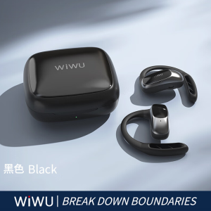 WiWu O600 Open-Design True Wireless Bluetooth Earphones for Sports Outdoor Long Battery Life Hanging Ear Style Comfortable Fit