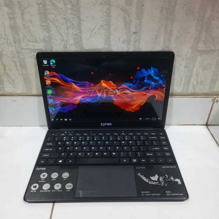 Laptop Zyrex Sky 232 intel Celeron N3350 Layar 14inch Windows 10